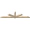 Ekena Millwork Kennewick Rough Sawn Timber Gable Bracket, Douglas Fir, 96"W x 24"H x 4"D x 4"F, 6/12 Pitch GBW096X24X0404KEN00RDF - alternate 2